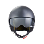 Drivor flip-up helmet matte black and Brown with tinted