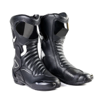 Motorcycle Boots Ankle Protection and Anti-Slip Sole Design